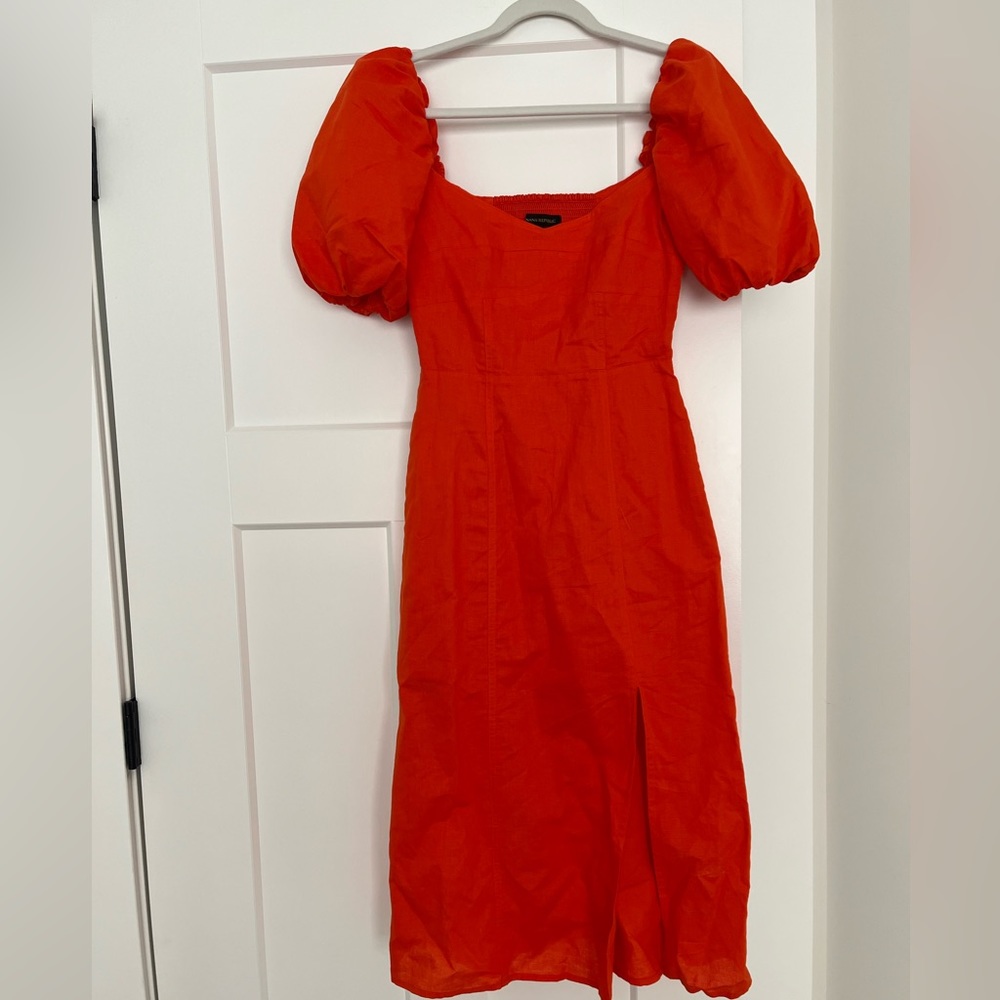 Banana Republic linen dress, size 2, NWOT